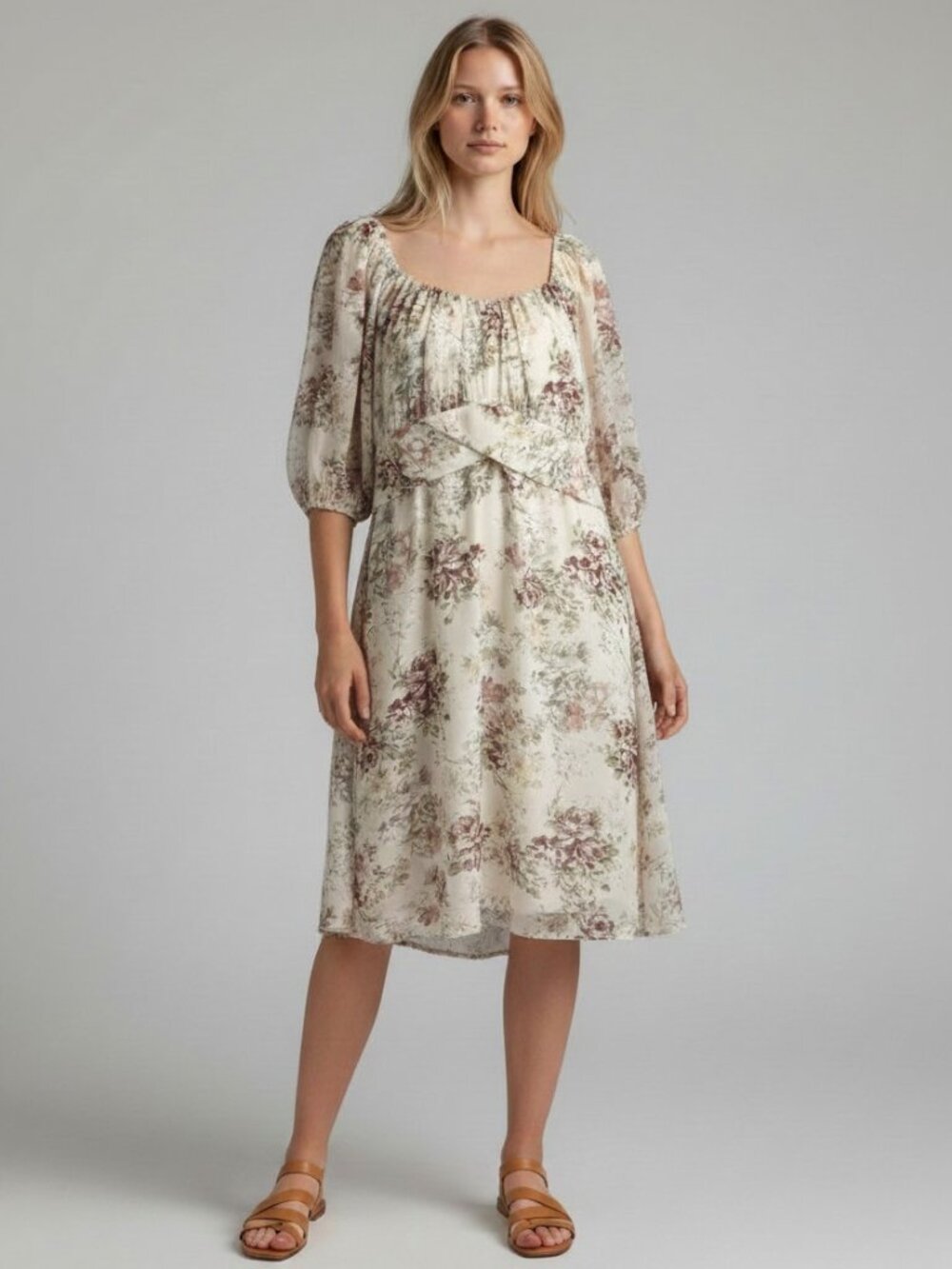 🌸 J. NNA Floral Dress | NWT | Size Large